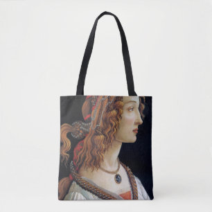 Bolso De Tela Retrato de una dama, Sandro Botticelli