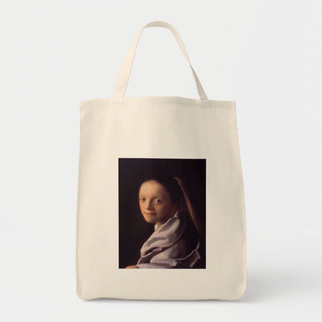 Bolso De Tela Retrato de una mujer joven (Frente)