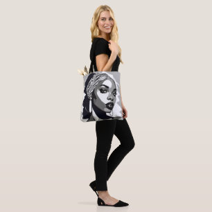 Bolso De Tela Retrato de una mujer negra