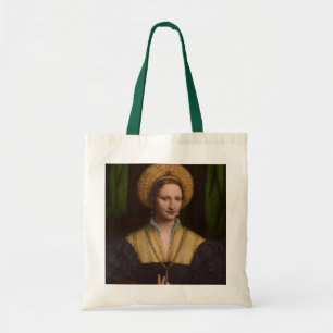 Bolso De Tela Retrato de una señora, 1520-1525 (aceite en el