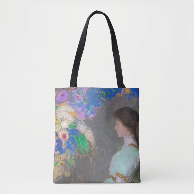 Bolso De Tela Retrato de Violette Heymann, Redon (Anverso)