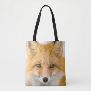 Bolso De Tela Retrato de zorro rojo