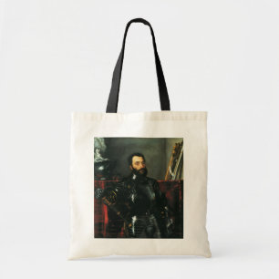 Bolso De Tela Retrato del duque de Urbino por Tiziano