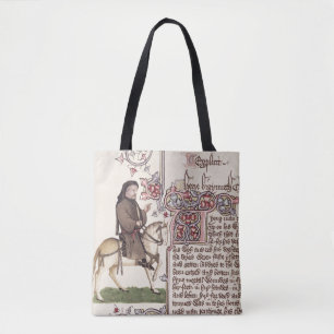 Bolso De Tela Retrato del facsímil de Geoffrey Chaucer de