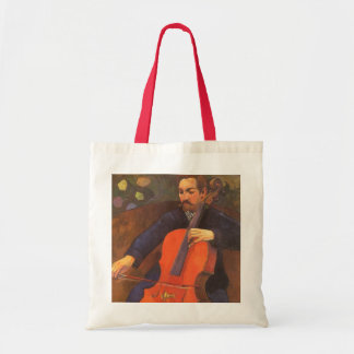Bolso De Tela Retrato del jugador Schneklud de Paul Gauguin