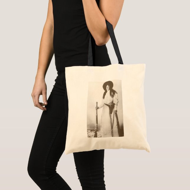 Bolso De Tela Retrato fotográfico de una niña de 1910 sosteniend (Anverso (producto))