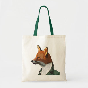 Bolso De Tela Retrato Fox Dandy