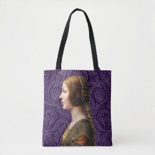 Bolso De Tela Retrato Leonardo da Vinci La Bella Principessa