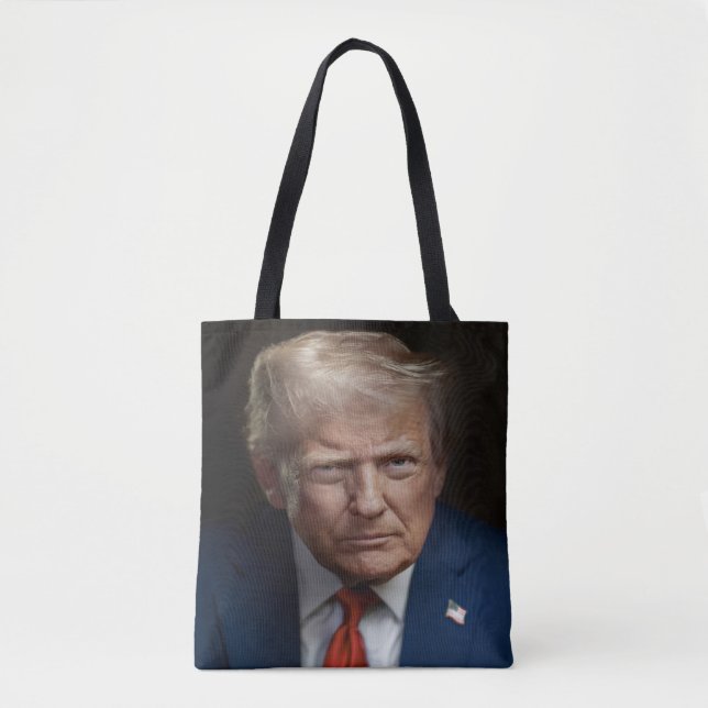 Bolso De Tela Retrato oficial del presidente Donald Trump (Anverso)