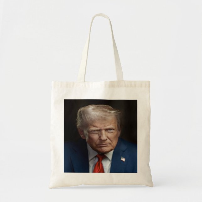 Bolso De Tela Retrato oficial del presidente Donald Trump (Frente)