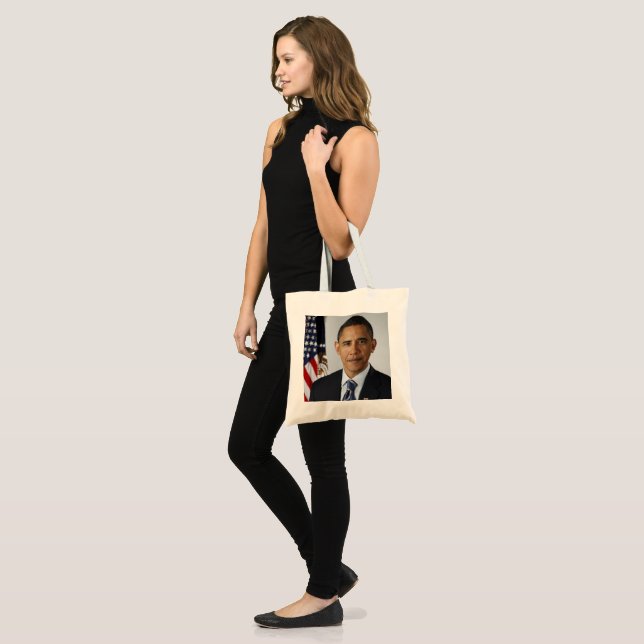 Bolso De Tela Retrato oficial del primer mandato del presidente  (Anverso (modelo))