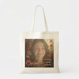 Bolso De Tela Retrato personalizado para ella: regalo de foto pe