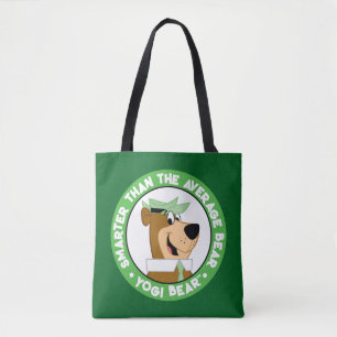 Bolso De Tela Retrato sonriente del oso de Yogi