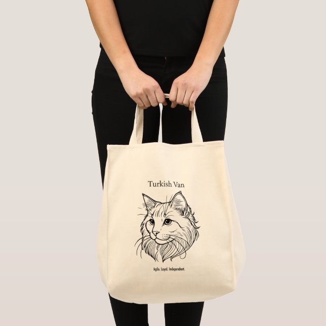 Bolso De Tela Retrato turco de Van (Anverso (producto))