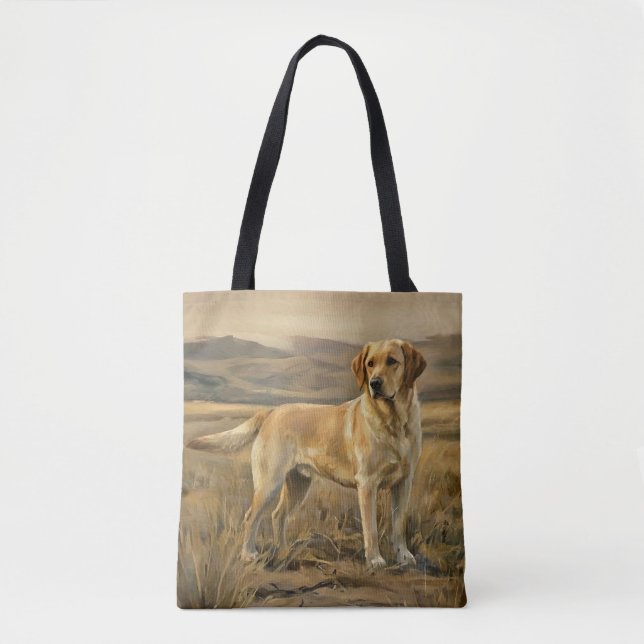 Bolso De Tela Retriever de Labrador (Anverso)