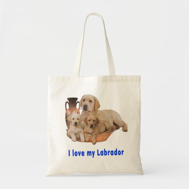 Bolso De Tela Retriever de Labrador (Frente)