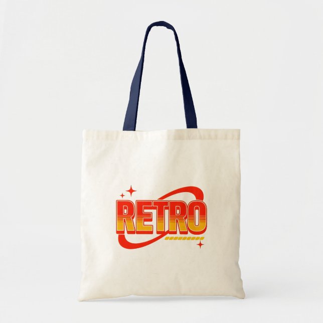 Bolso De Tela Retro. (Frente)