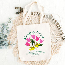 Bolso De Tela Retro Bloom & Grow Floral Garden Boutique