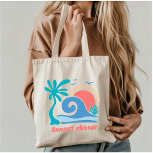 Bolso De Tela Retro Boho Summer Sunset Chaser