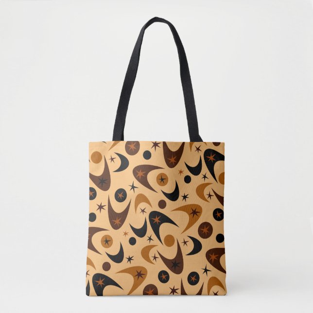 Bolso De Tela Retro Boomerangs (Anverso)