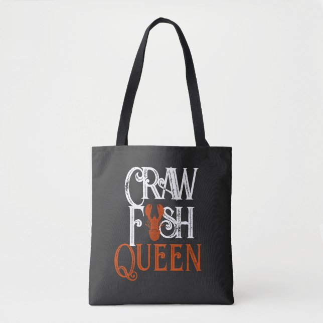 Bolso De Tela Retro Crawfish Queen Seood (Anverso)