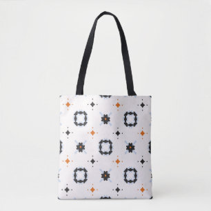 Bolso De Tela Retro Daisy Floral vintage Pattern Hand Drawn, Sea
