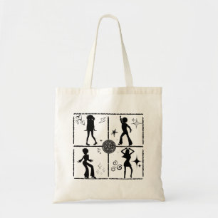 Bolso De Tela Retro Dance Wall.w