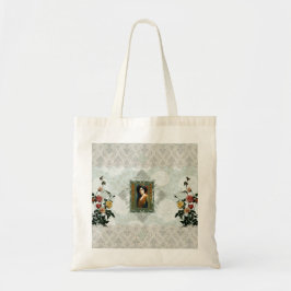 Bolso De Tela Retro de cosecha colorida con encaje y flores