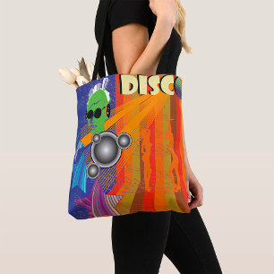 Bolso De Tela Retro Disco Fiesta Funk Art de los 70