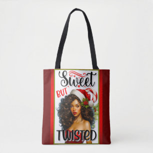 Bolso De Tela Retro Dulce pero Retorcido Pinup de Navidad