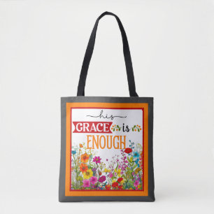 Bolso De Tela Retro Floral Inspirador