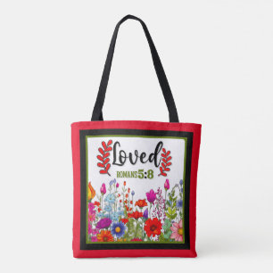 Bolso De Tela Retro Floral Inspirador