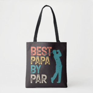 Bolso De Tela Retro Golfer - Mejor Papa Por Par