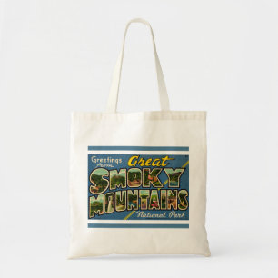 Bolso De Tela Retro Grandes Montañas Humeantes
