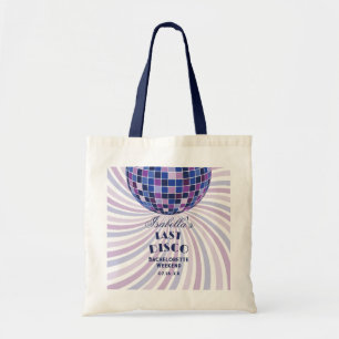 Bolso De Tela Retro Groovy 70 Última Disco Bachelorette Weekend