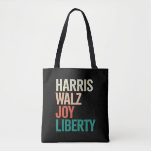 Bolso De Tela Retro Harris Waltz 2024 Harris Walz Alegría Libert