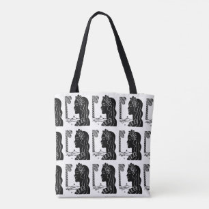 Bolso De Tela Retro Hawaiian Hula Chica