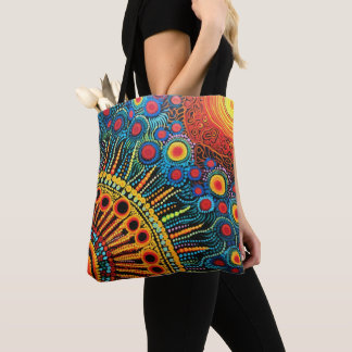 Bolso De Tela Retro Hippy Psicodélico 70s 60s