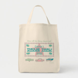 Bolso De Tela Retro Impulsión-Por el comensal (rosa)
