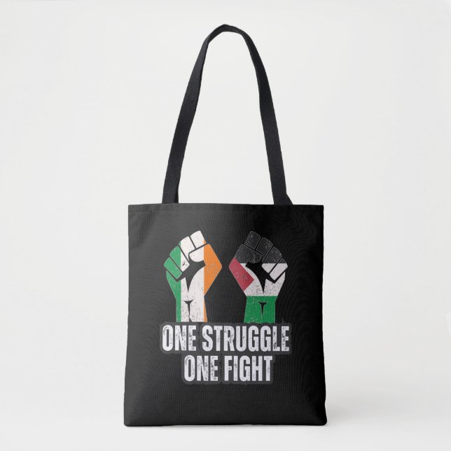 Bolso De Tela Retro Irlanda La revolución del puño solidario en  (Anverso)