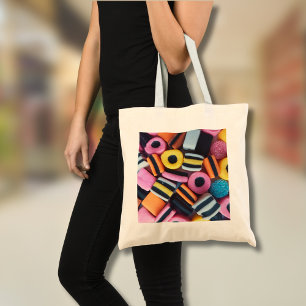Bolso De Tela Retro Licorice Allanges Sweets Pop Art Design