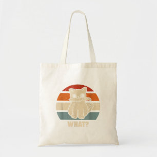 Bolso De Tela Retro Lo Que El Cuchillo De Gato Meve Gatos Kitty 