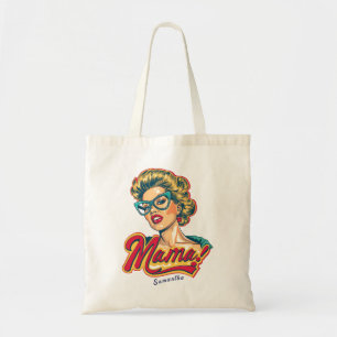 Bolso De Tela Retro mamá pop art 2 personalizado