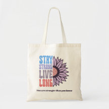 Retro Mantén Fuerte Vive Largo Girasol Positivo