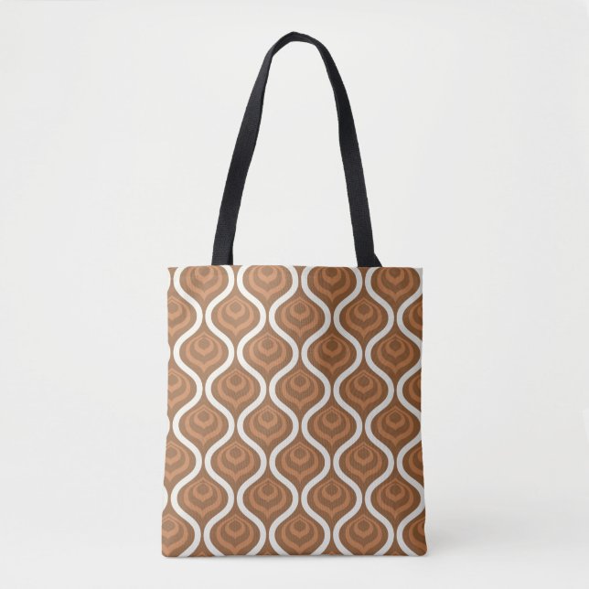 Bolso De Tela Retro marrón (Anverso)
