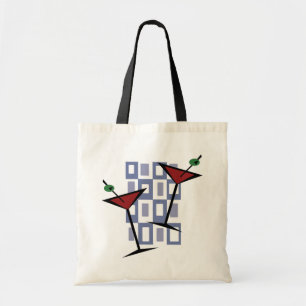 Bolso De Tela Retro Martini