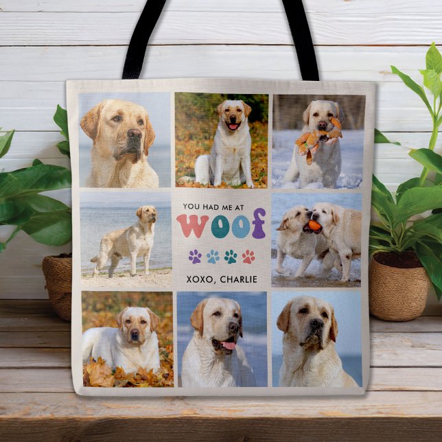 Bolso De Tela Retro Me Tenías Horas Del Personalizado 8 Perro Co (Subido por el creador)
