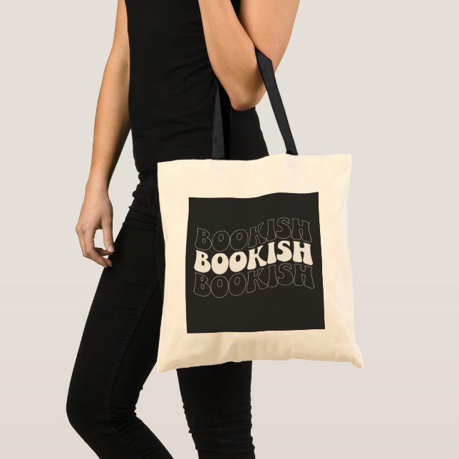 Bolso De Tela Retro ondulado de BOOKISH (Anverso (producto))