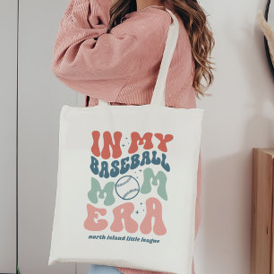 Bolso De Tela Retro personalizado "En la era de mi mamá de béisb