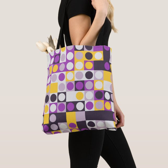 Bolso De Tela Retro Pixel Pop (Detalle)